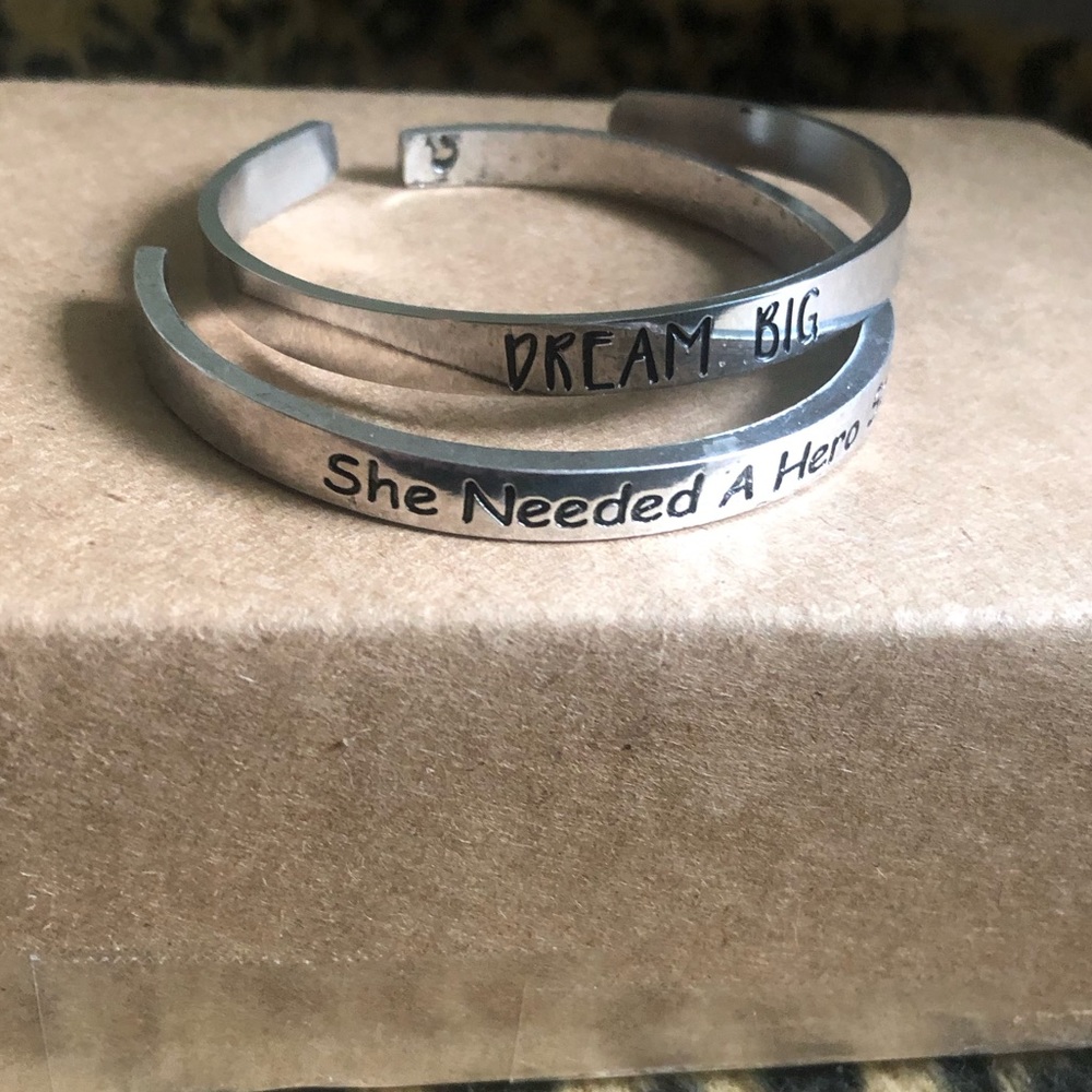 2 Inspirational Cuff Bracelets - image 2